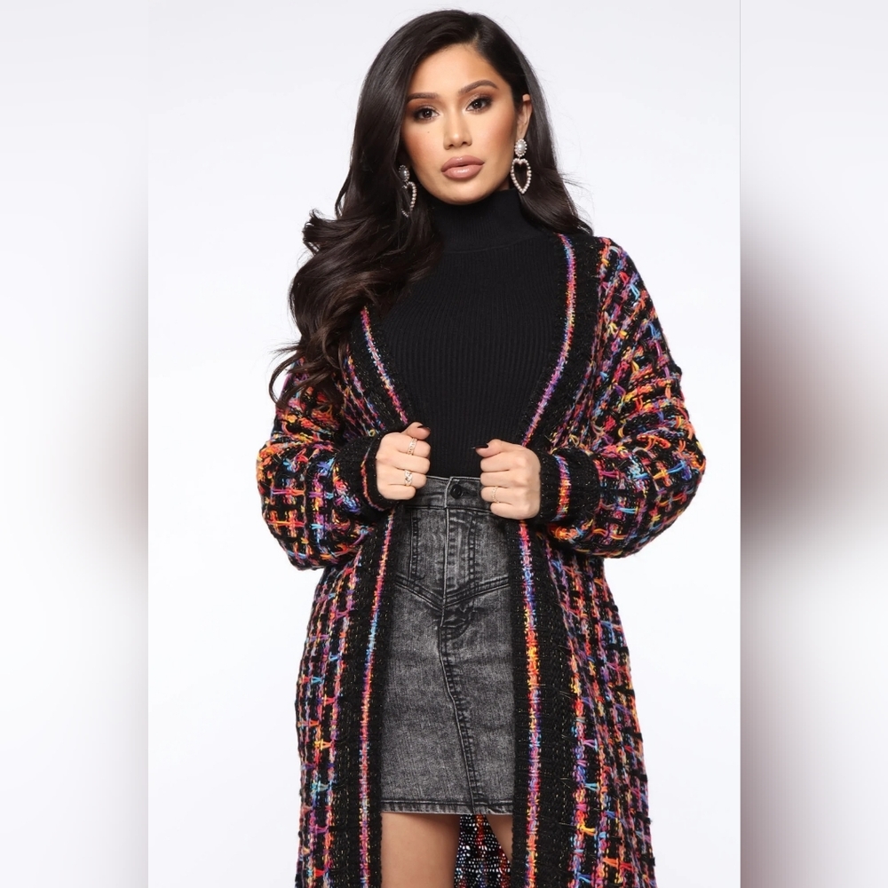 NWT Multicolored Cardigan